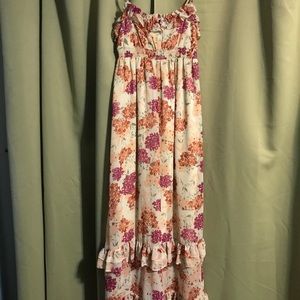 Elle floral and flirty maxi dress